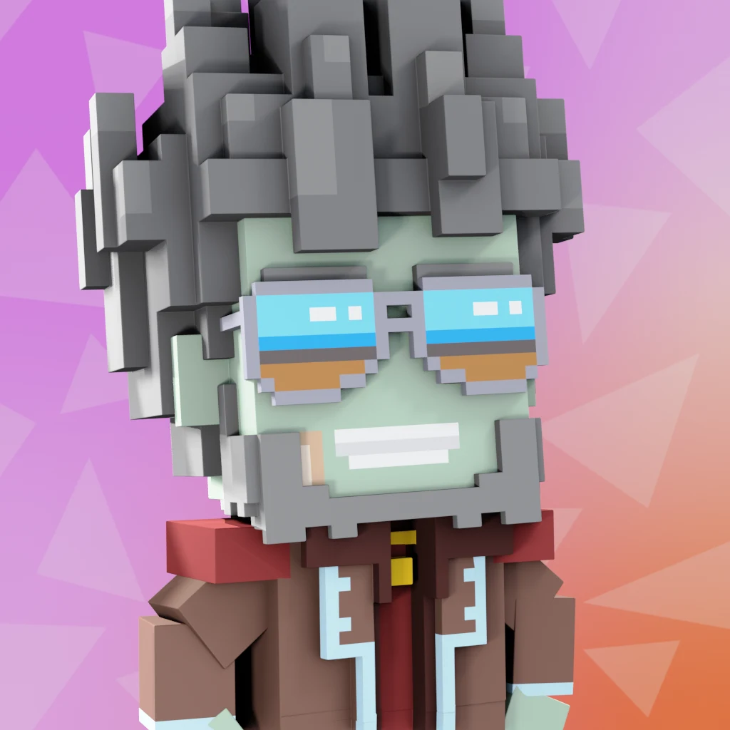 Pirate #1934 voxel render