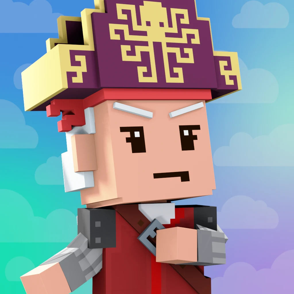 Pirate #1936 voxel render