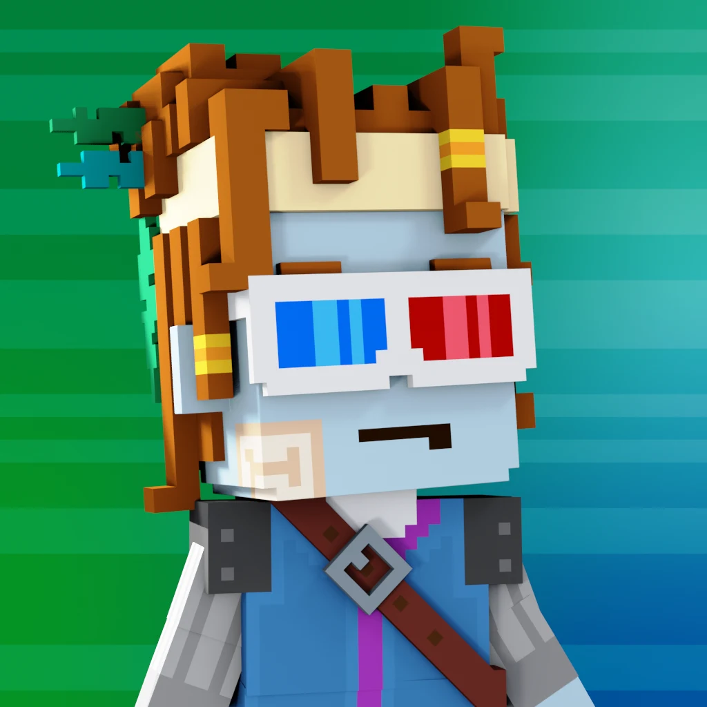 Pirate #1937 voxel render