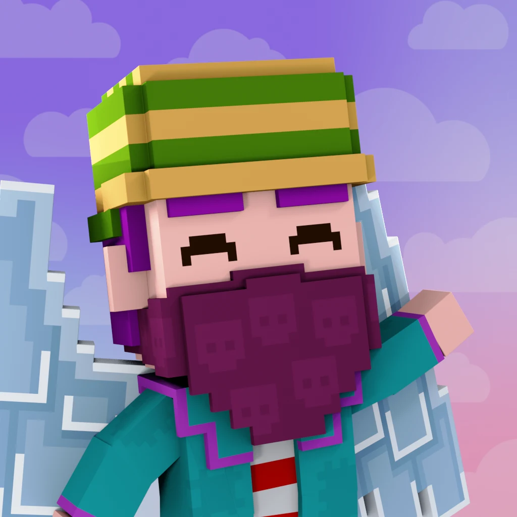 Pirate #1943 voxel render