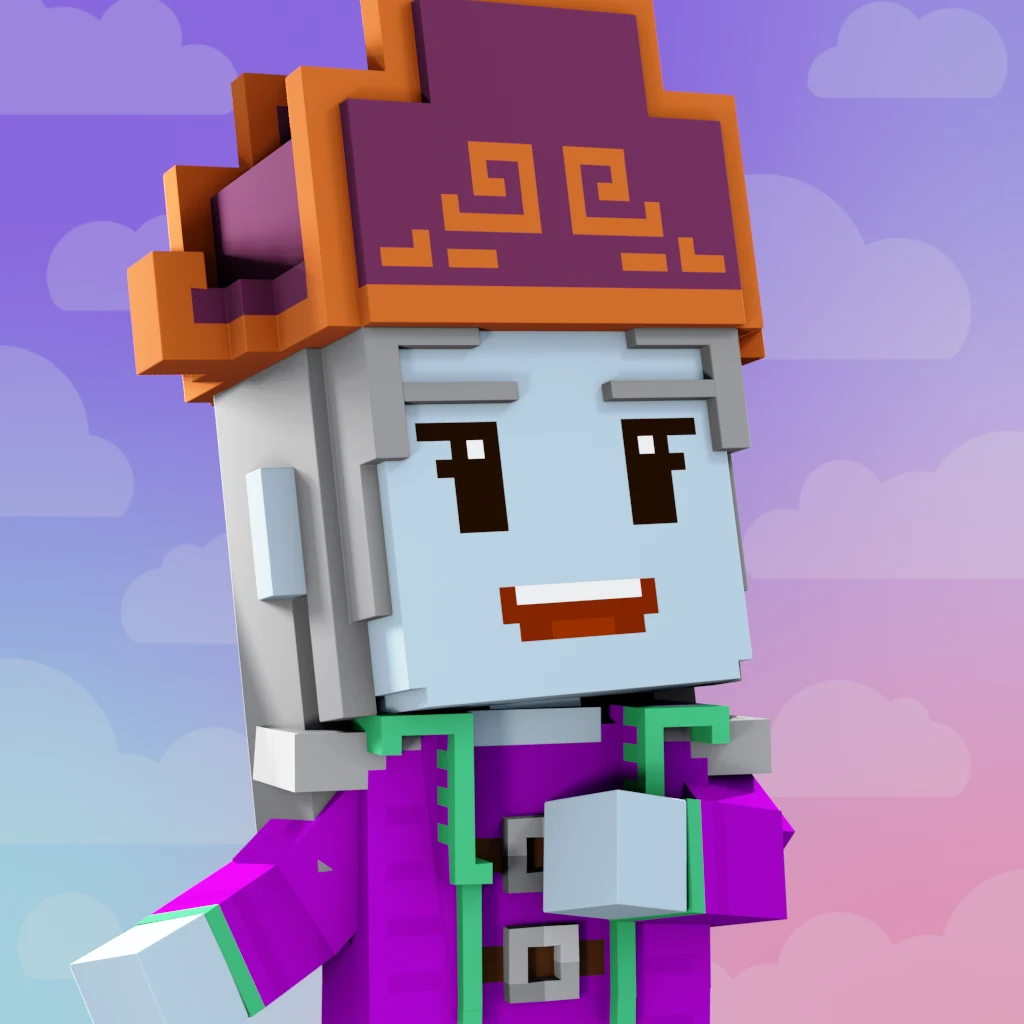 Pirate #1944 voxel render