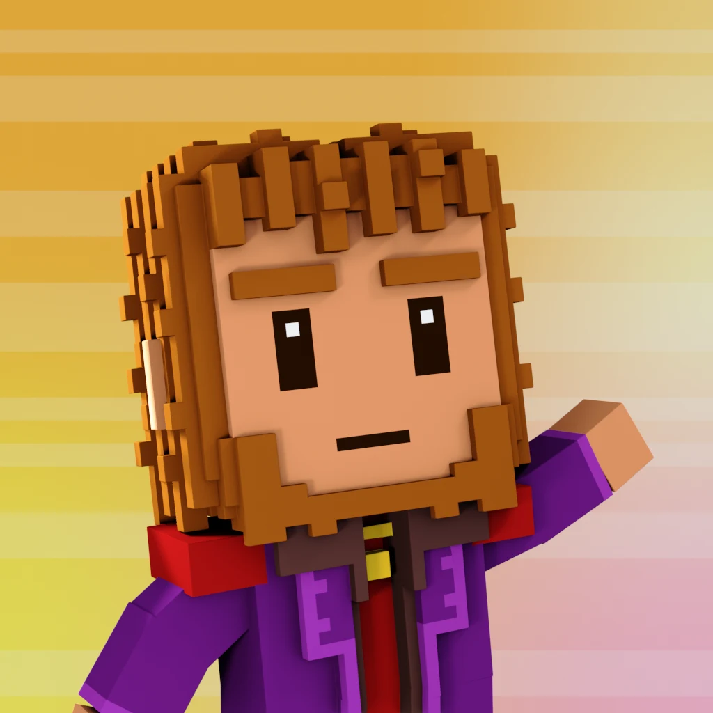 Pirate #1948 voxel render