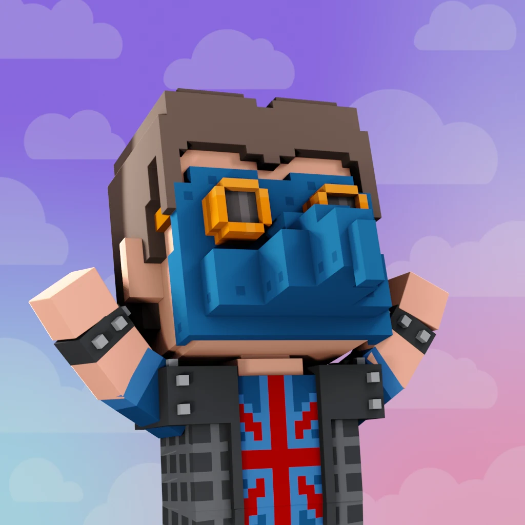 Pirate #1956 voxel render