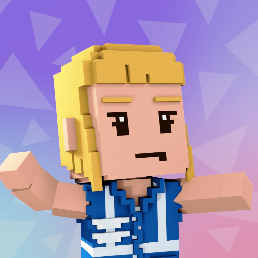 Pirate #1962 voxel render