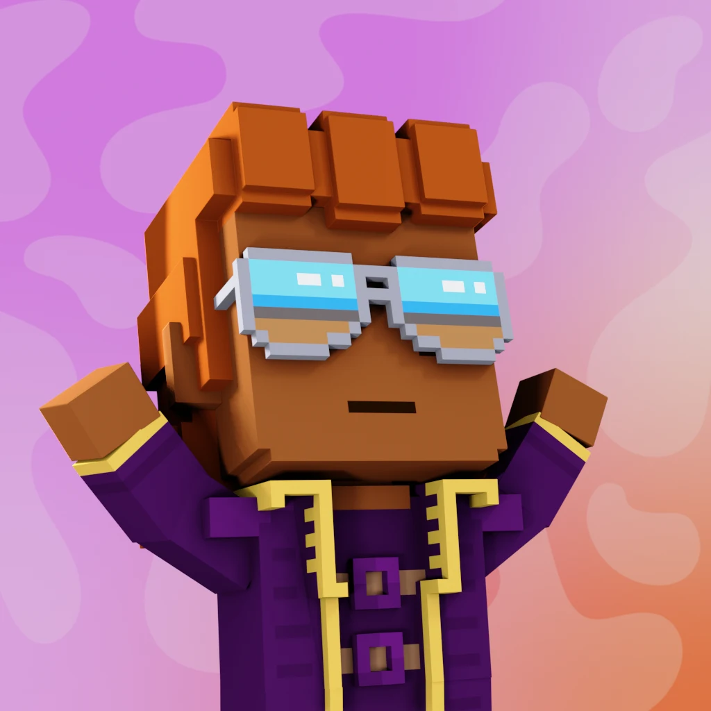 Pirate #1963 voxel render