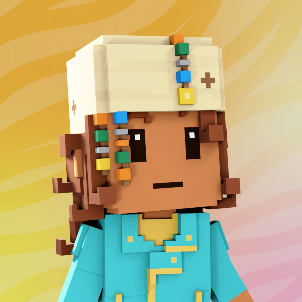 Pirate #1966 voxel render