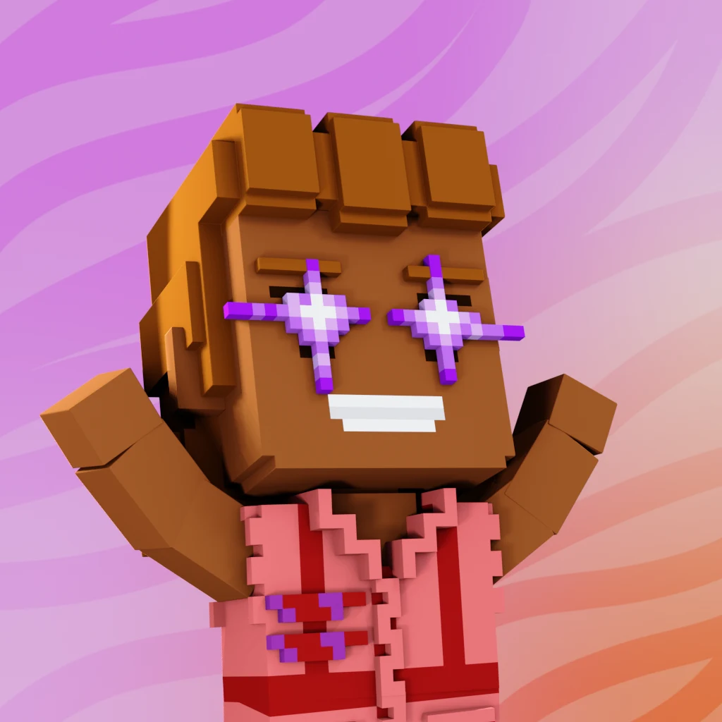 Pirate #1967 voxel render