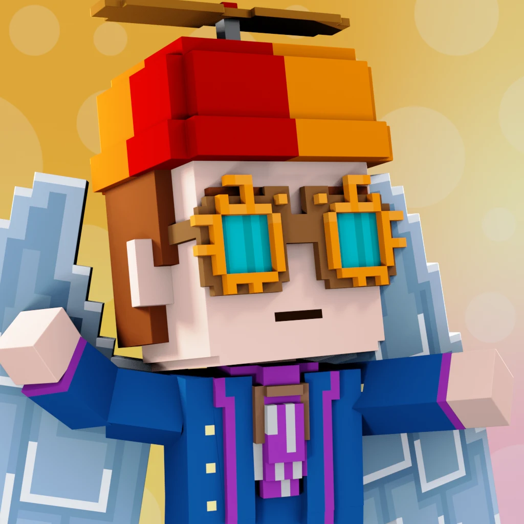 Pirate #1973 voxel render