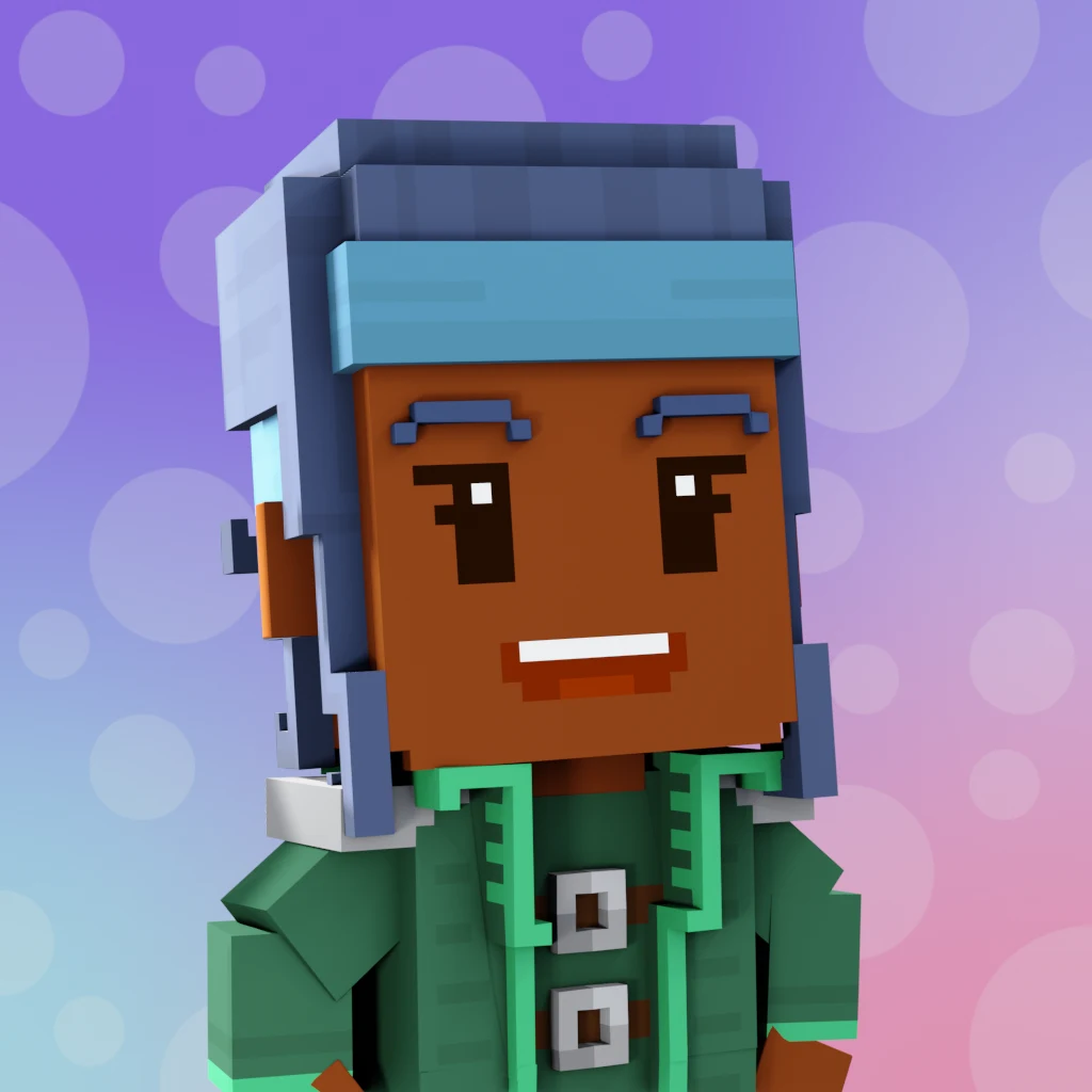 Pirate #1975 voxel render