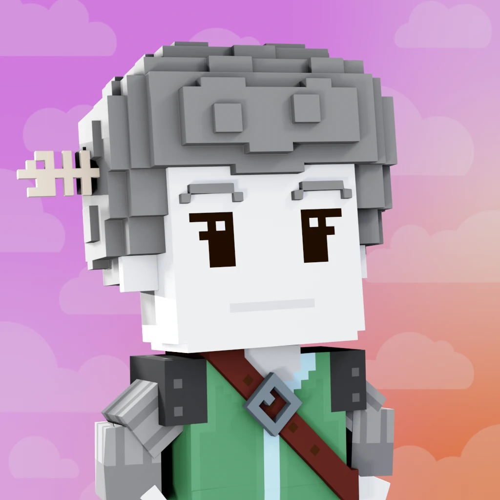 Pirate #1978 voxel render