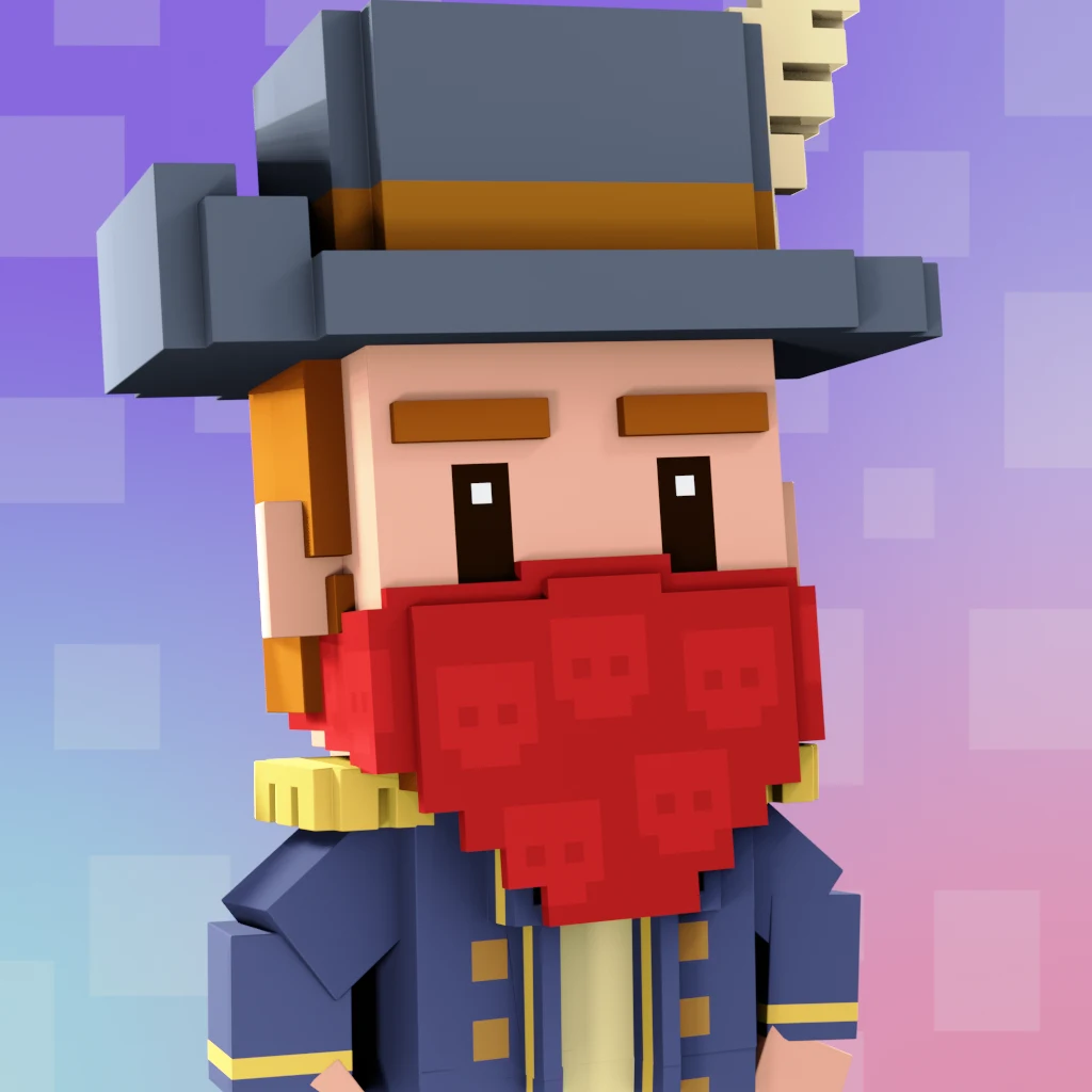Pirate #199 voxel render