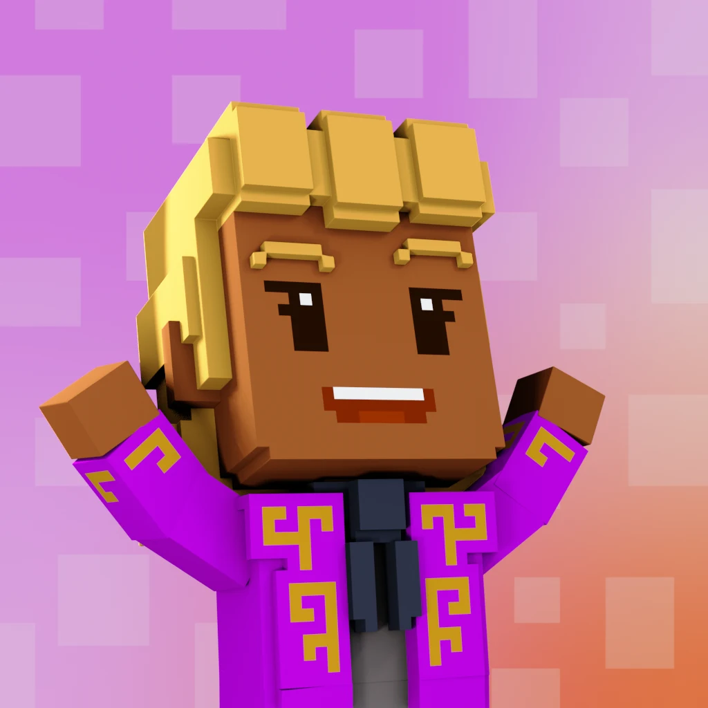 Pirate #1990 voxel render