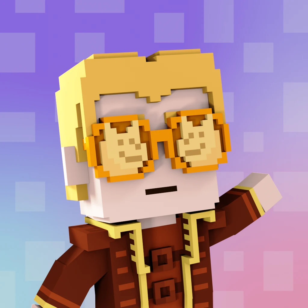 Pirate #1994 voxel render