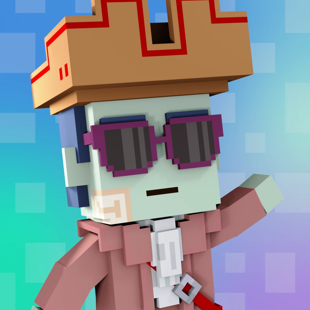 Pirate #200 voxel render