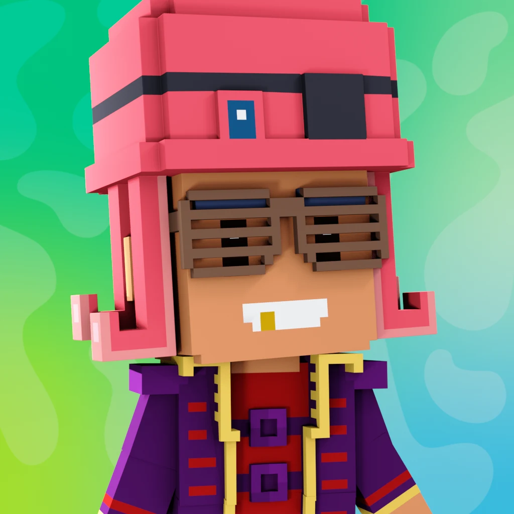 Pirate #2003 voxel render