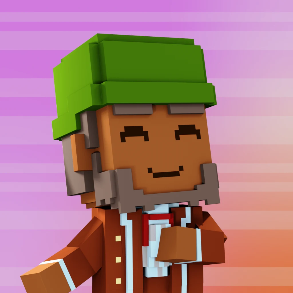 Pirate #2004 voxel render