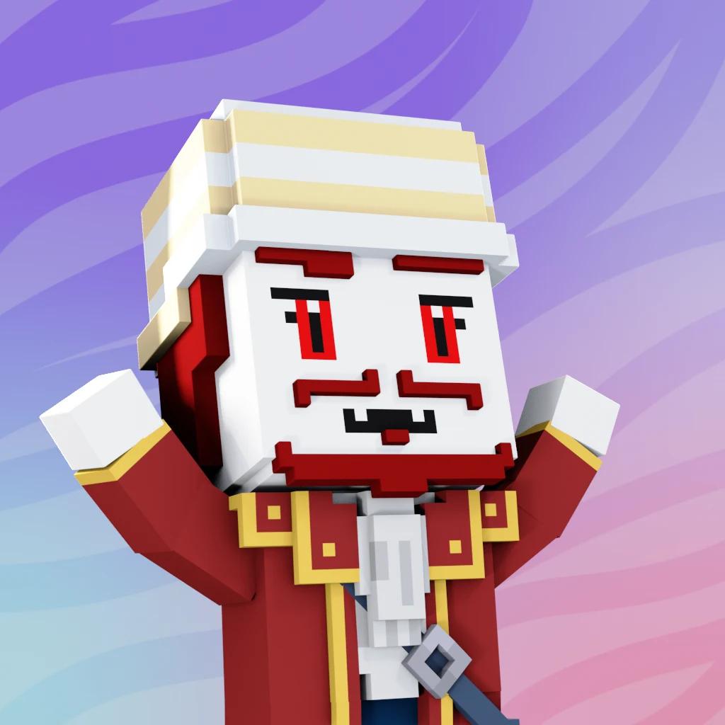 Pirate #2011 voxel render