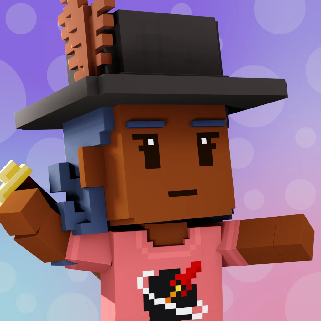 Pirate #2015 voxel render