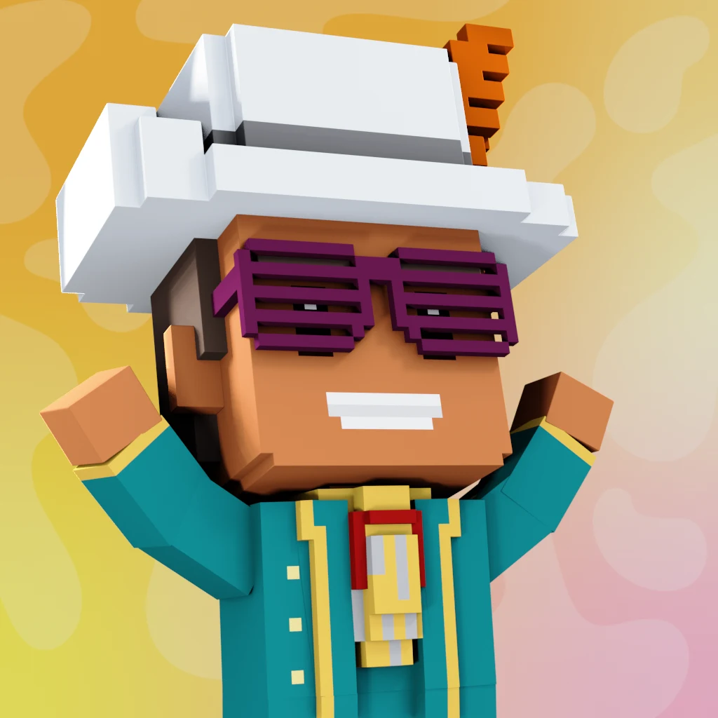 Pirate #2016 voxel render