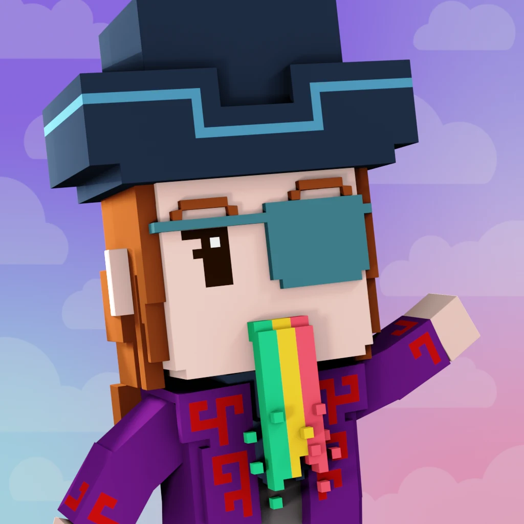 Pirate #2017 voxel render