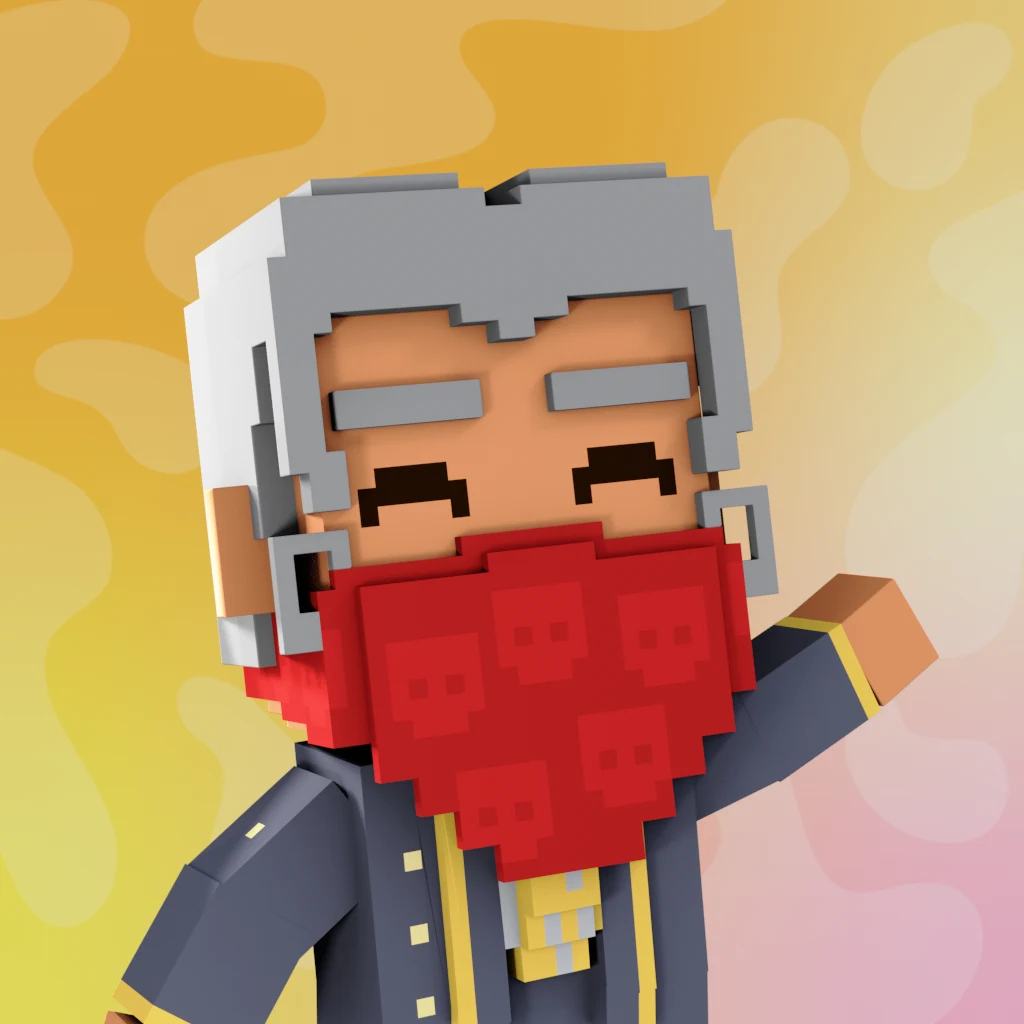 Pirate #2019 voxel render