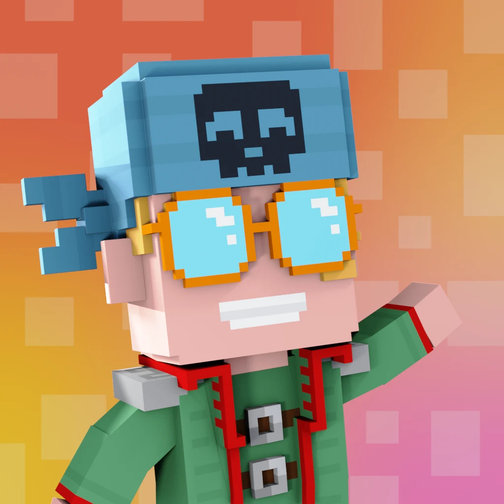 Pirate #202 voxel render