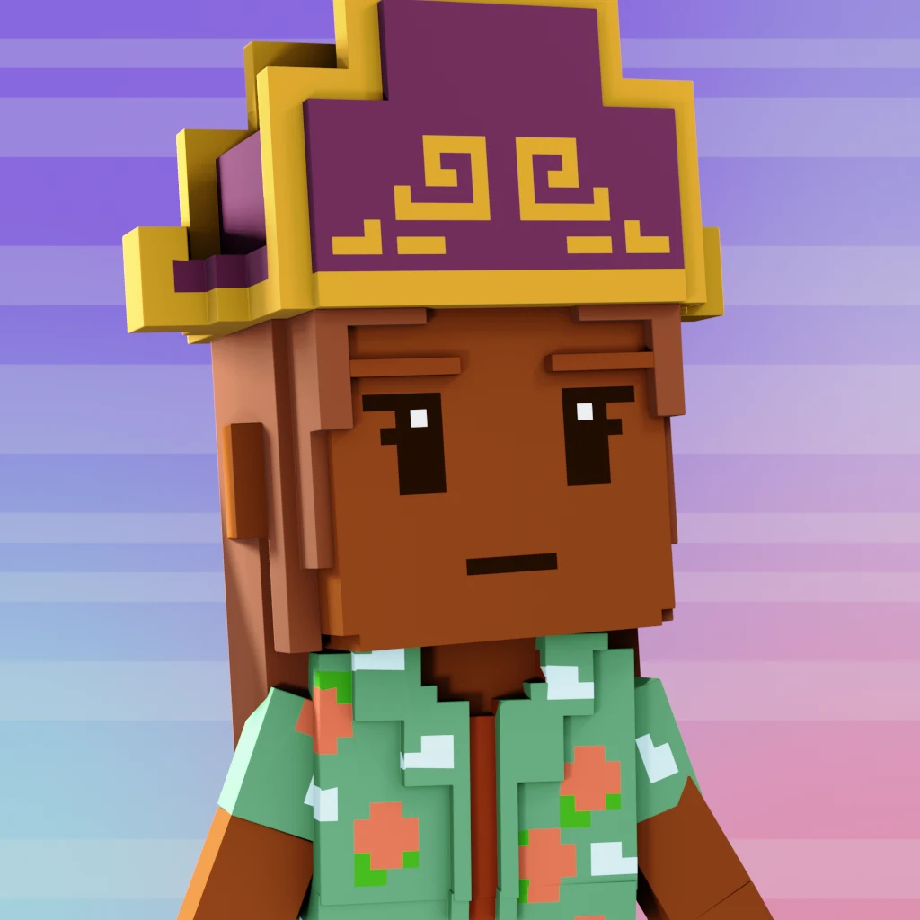 Pirate #2021 voxel render