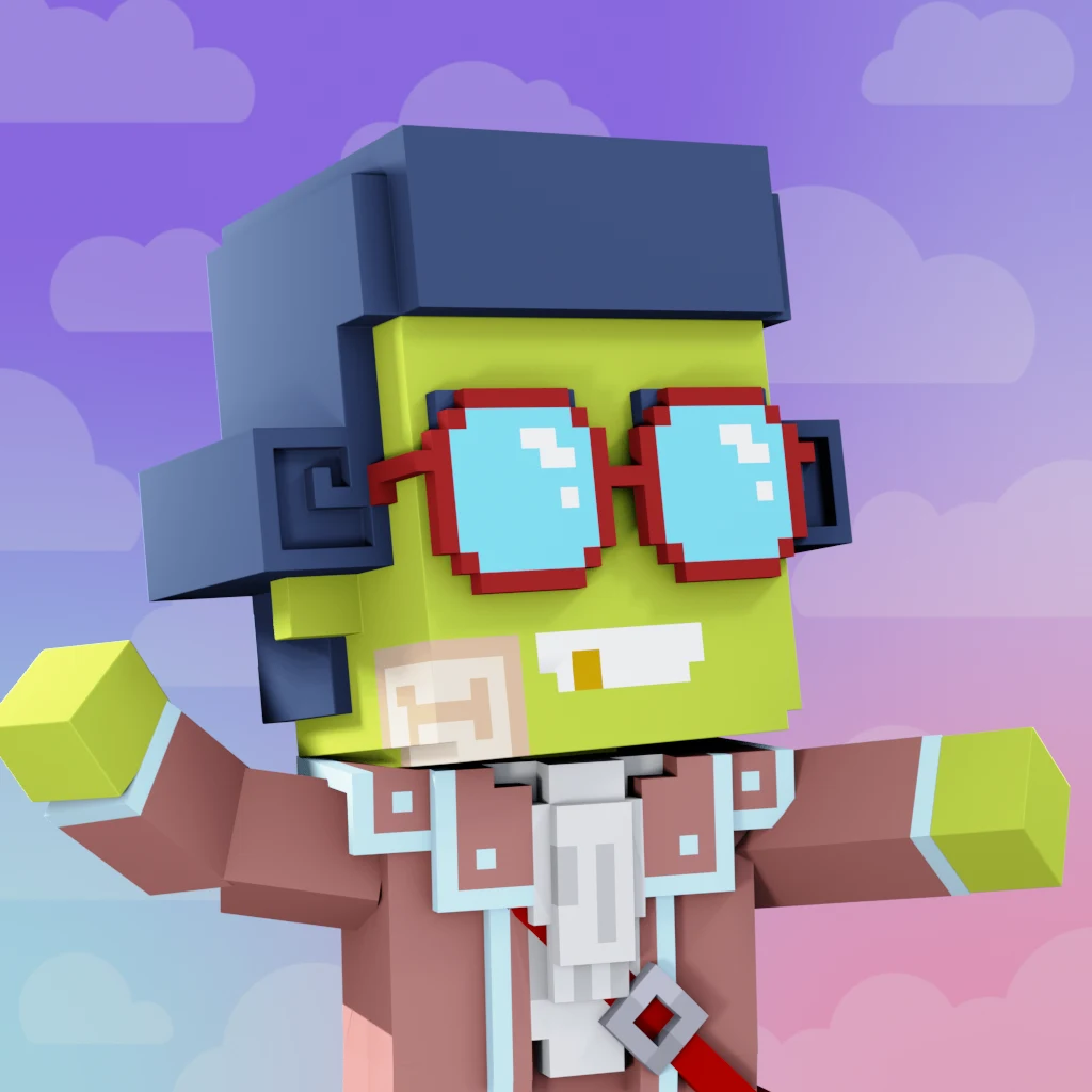 Pirate #2023 voxel render