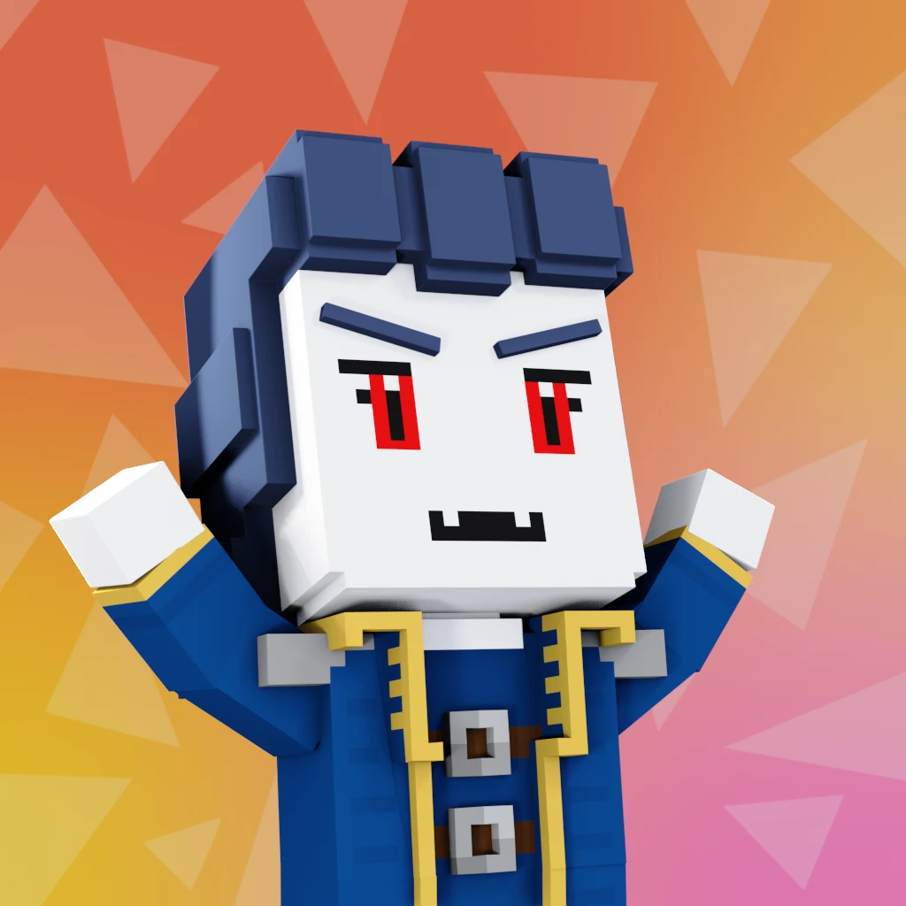 Pirate #2028 voxel render