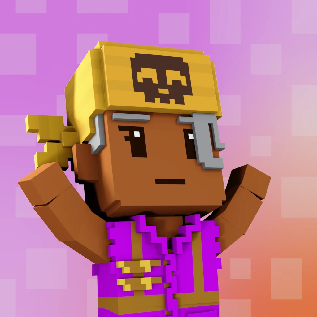 Pirate #203 voxel render