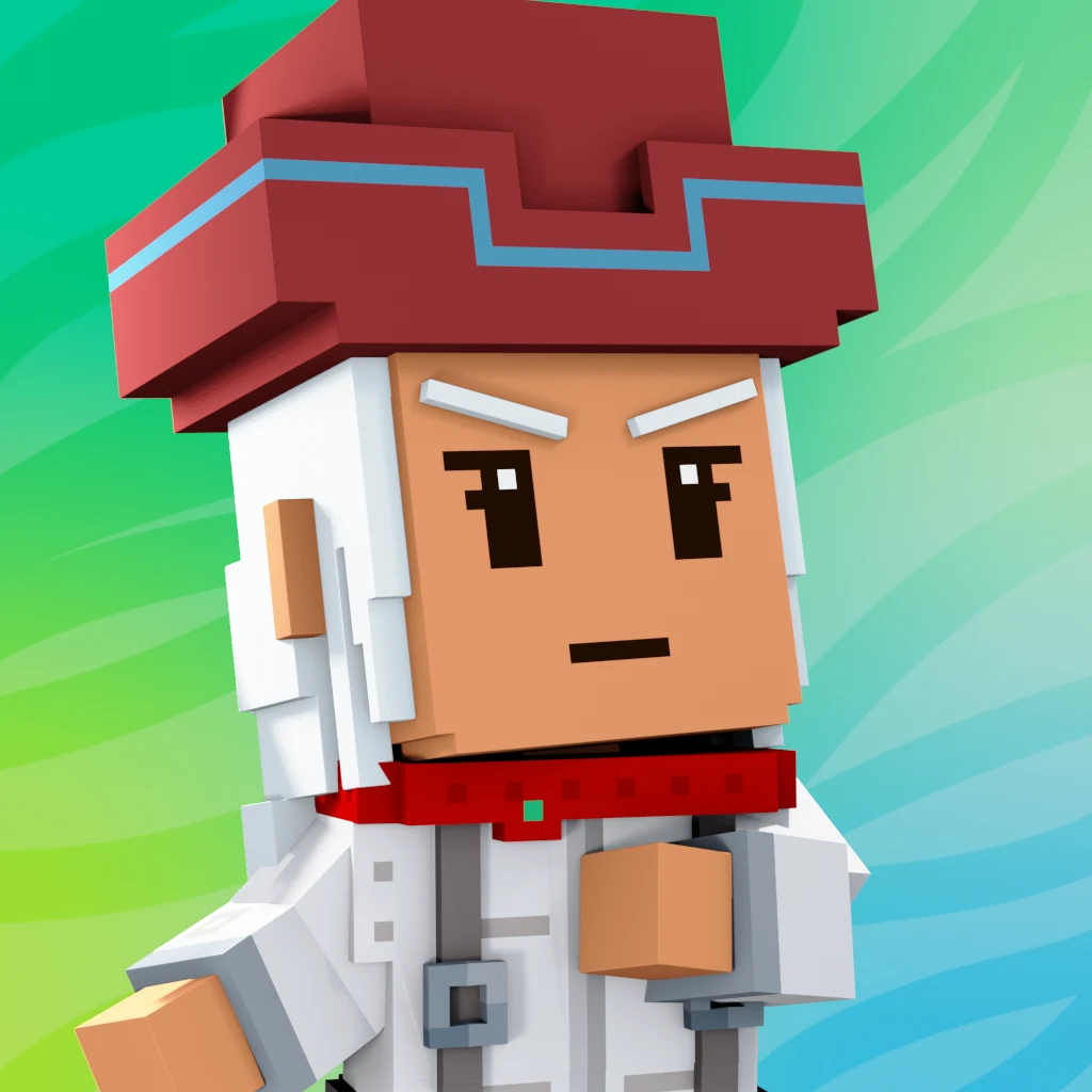 Pirate #2030 voxel render