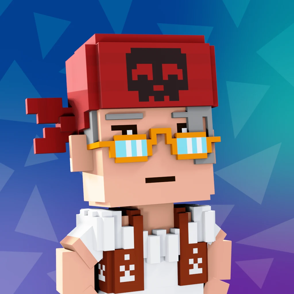 Pirate #2031 voxel render