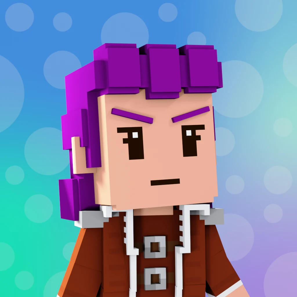 Pirate #2032 voxel render
