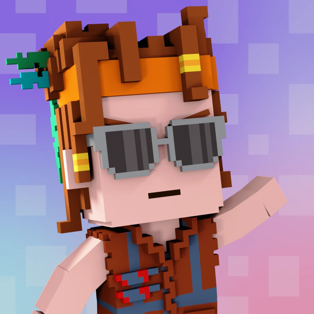 Pirate #2035 voxel render