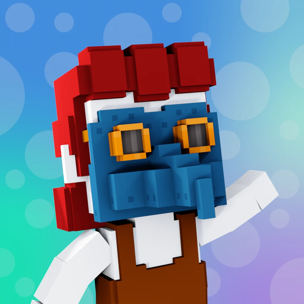 Pirate #2036 voxel render