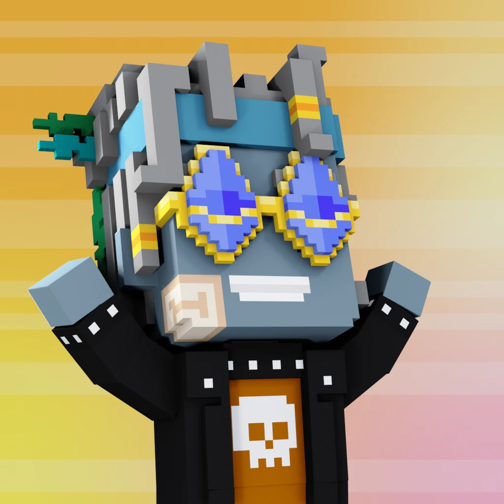Pirate #2038 voxel render