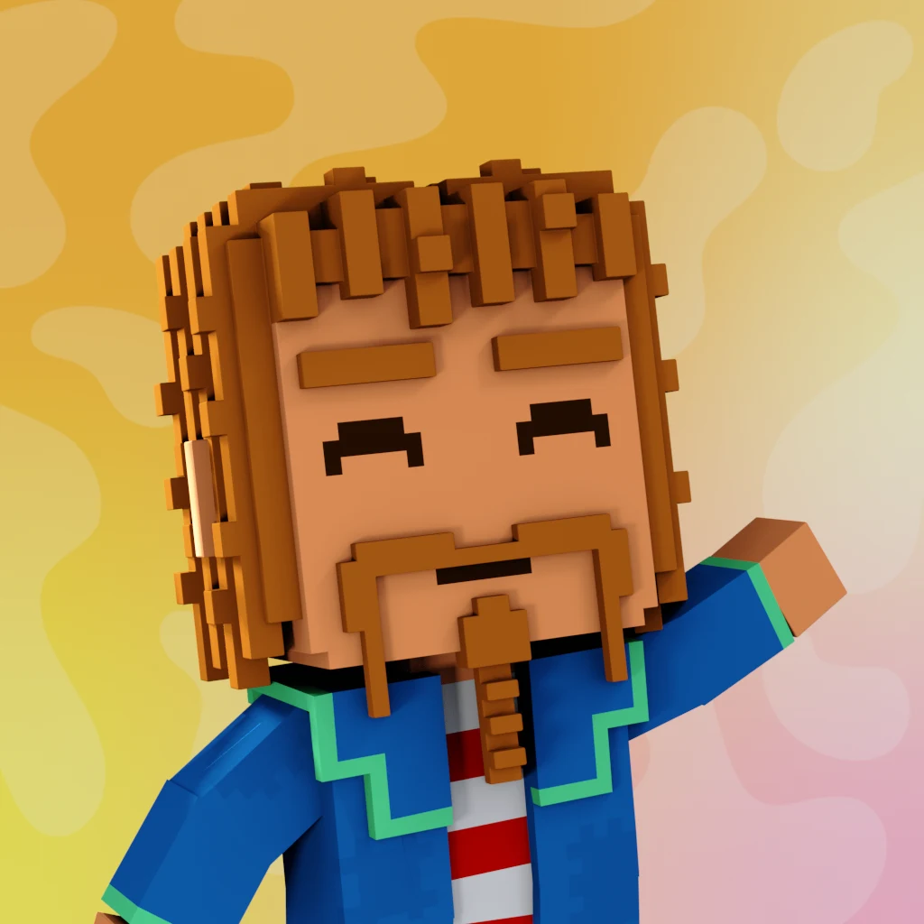 Pirate #2040 voxel render