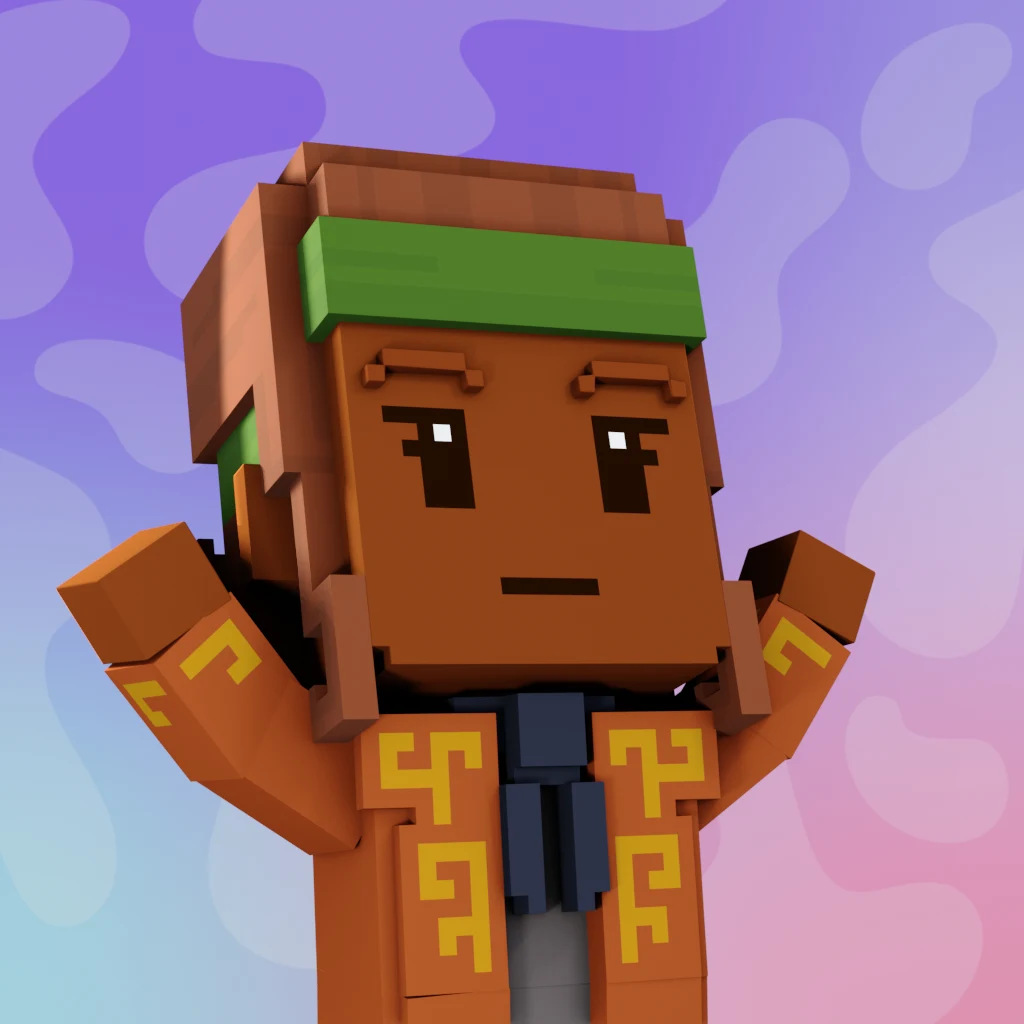 Pirate #2042 voxel render
