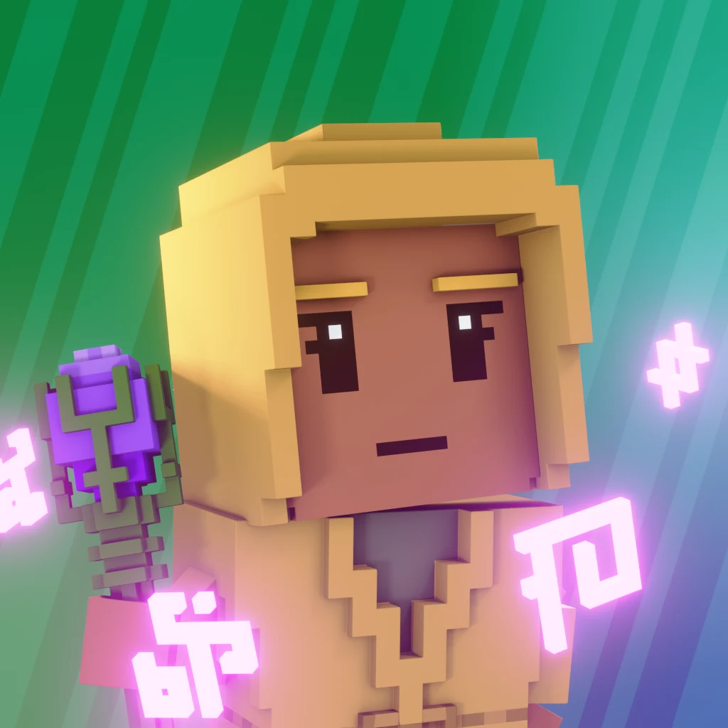 Pirate #2049 voxel render