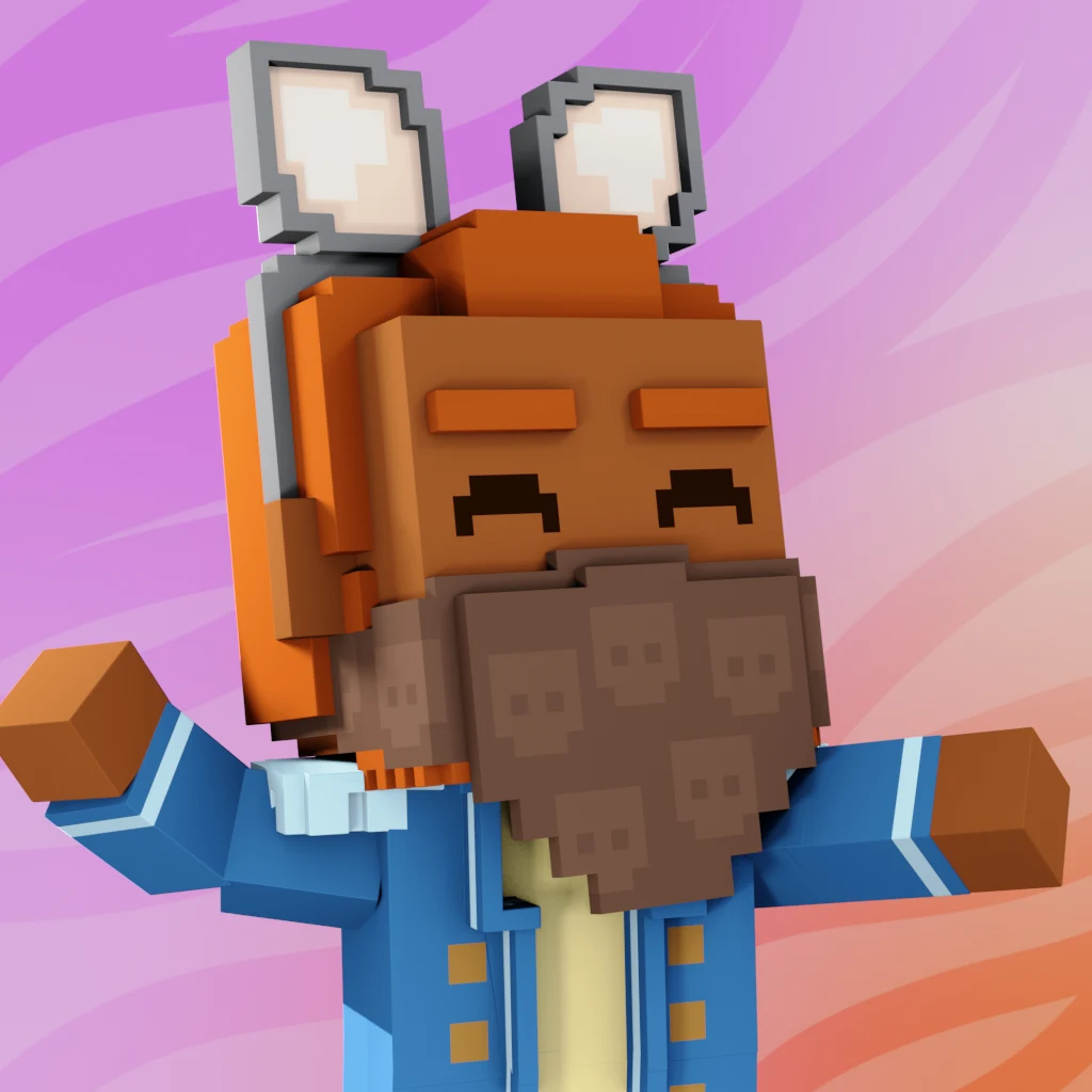 Pirate #205 voxel render