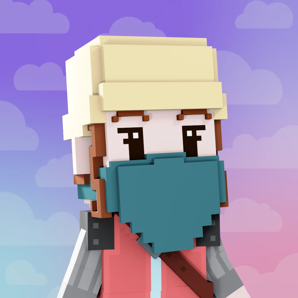 Pirate #2051 voxel render