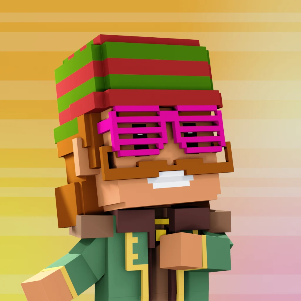 Pirate #2053 voxel render