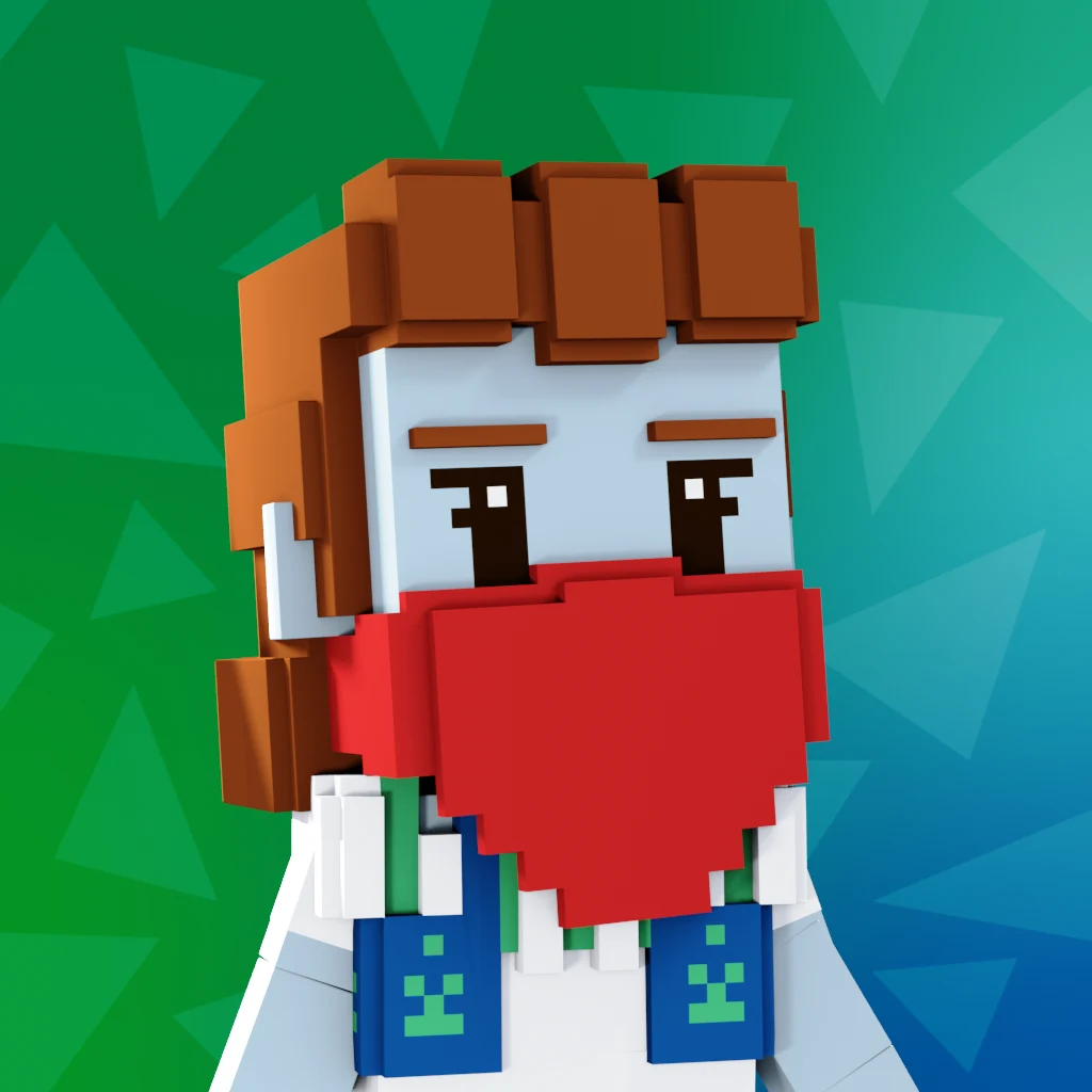 Pirate #2054 voxel render