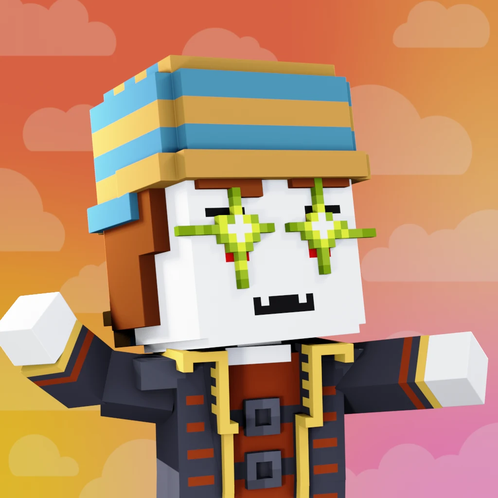 Pirate #2055 voxel render