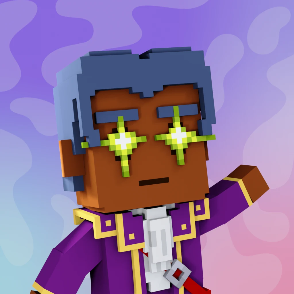 Pirate #2056 voxel render