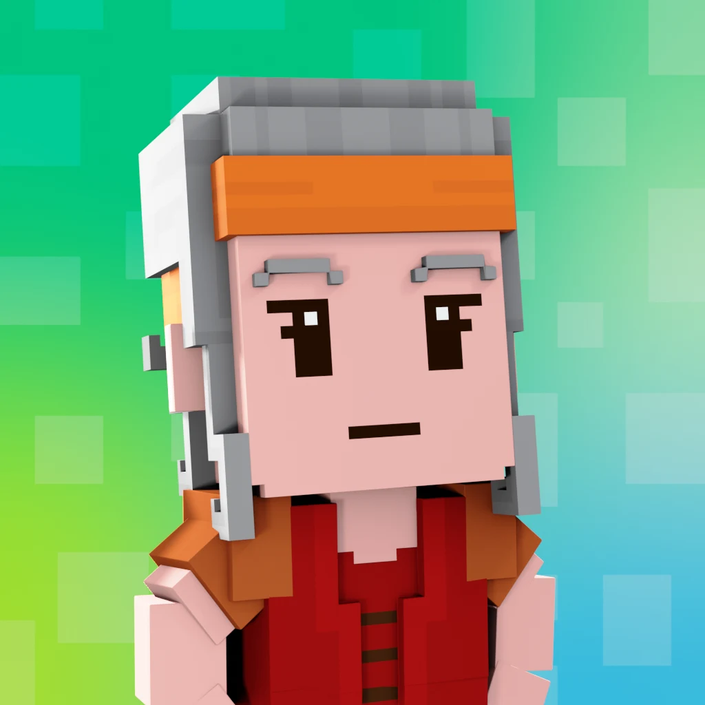 Pirate #2057 voxel render
