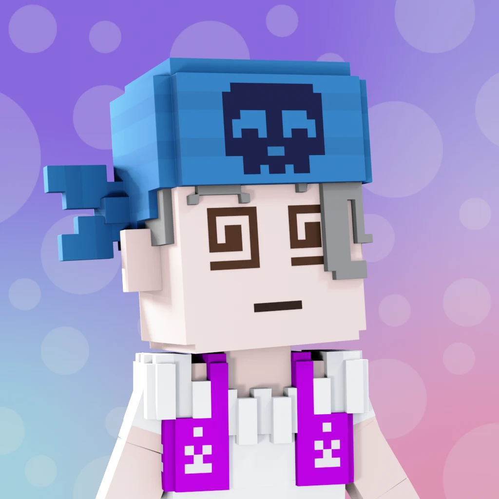 Pirate #2066 voxel render