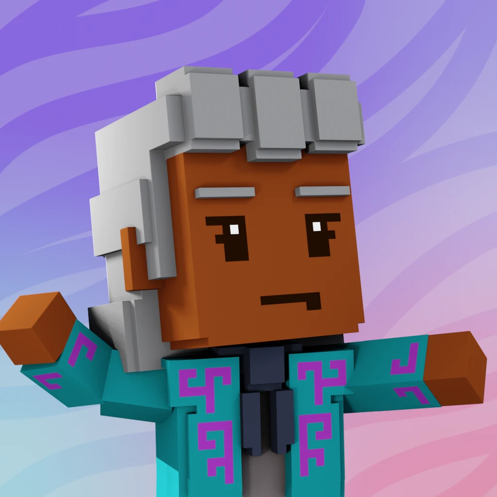 Pirate #2067 voxel render