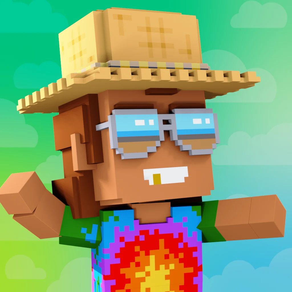 Pirate #2068 voxel render