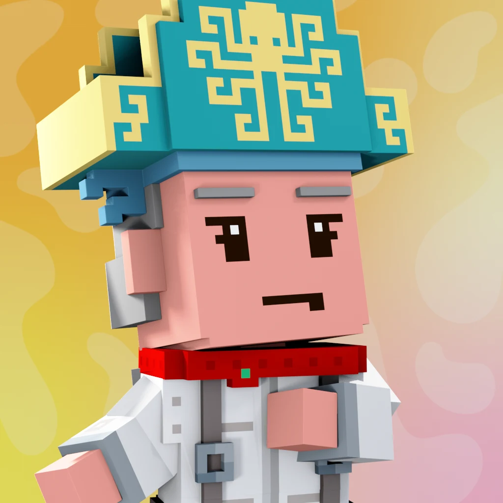 Pirate #207 voxel render